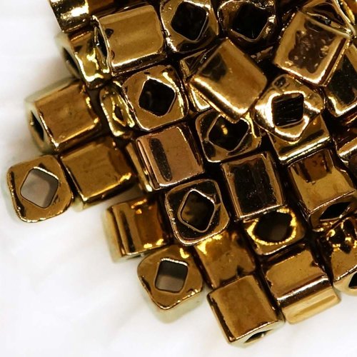 10g de bronze antique metallic cube de verre japonais toho perles de rocaille 4mm tc-04-223 4mm sku-259136