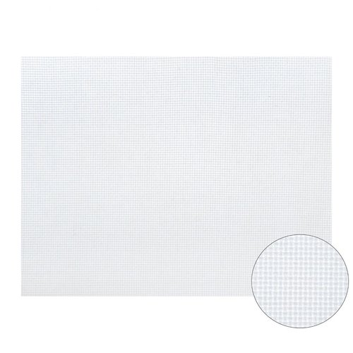 Blanc 18 count 18ct coton broderie toile aida tissu de de point de croix fournitures de couture 30x4 sku-254367