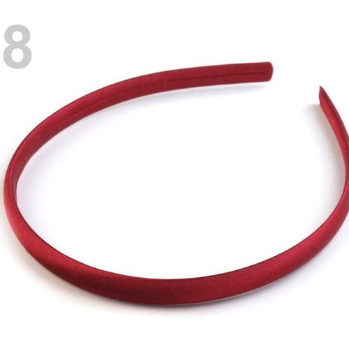 1pc rouge foncé satin serre-tête bandeaux accessoires pour cheveux bijoux sku-146355