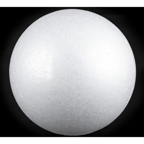 1pc blanc de bricolage balles de polystyrène ø25cm solide ornement de noël de les arts les fournitur sku-60205