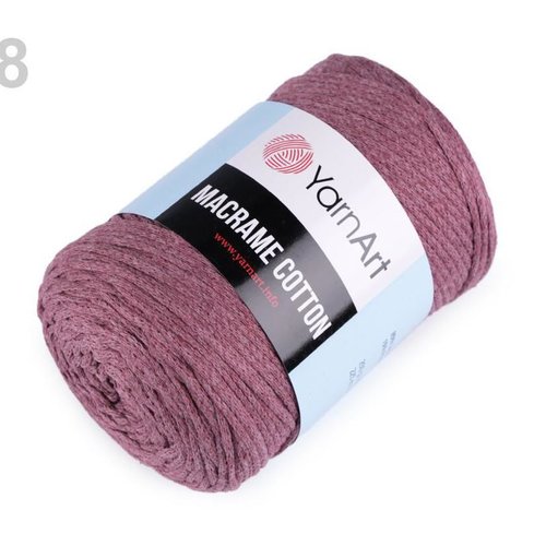 1pc 28 (792) vintage rose du fil à tricoter macramé de coton 250g le fil à la main fil de crochet de sku-131431