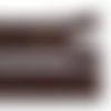 1pc brun chocolat en métal laiton fermeture éclair largeur de 6mm de longueur 50 cm de veste un sac  sku-59419