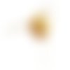 10pc 2gold de noël babiole cintres avec des bouchons de bricolage casquettes boucle perle caps des b sku-95410