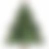 Perlé diy kit arbre de noël ornement sur toile en bois broderie artisanat diy kit cadeau de point de sku-507044