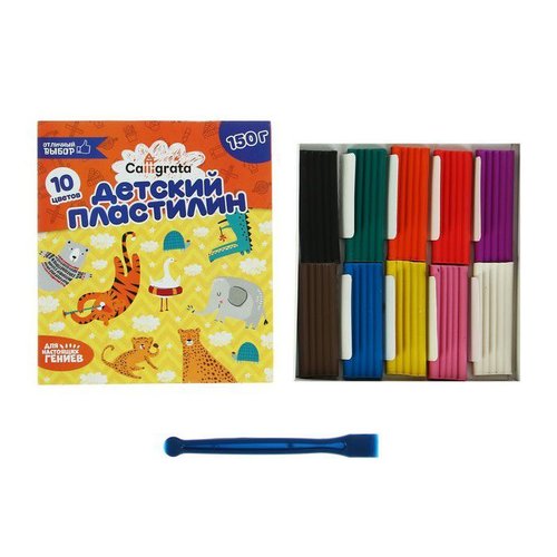 Calligrata 5 ensembles pâte à modeler à pour enfants 10 couleurs 150 g cadeau les activités de dével sku-278197