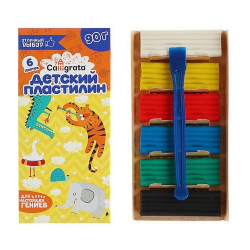 Calligrata 10 ensembles pâte à modeler à pour enfants 6 couleurs 90g avec pile cadeau les activités  sku-278149