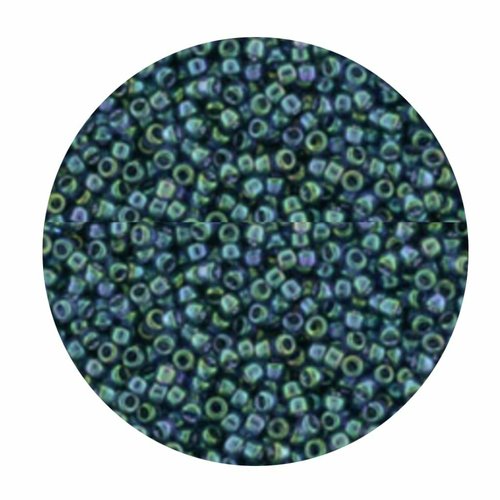 20g or lustered lumière tanzanite 321 verre rond violet vert toho perles de rocaille 15/0 tr-15-321  sku-521990