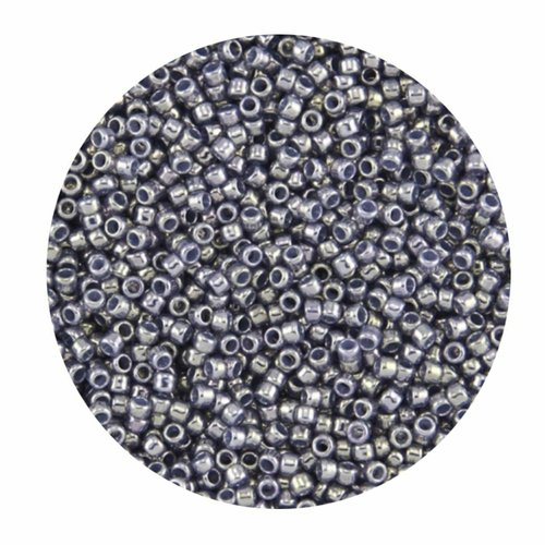 20g or lustered pale wisteria 455 verre rond violet toho perles de rocaille 15/0 tr-15-455 1.6 mm sku-521994