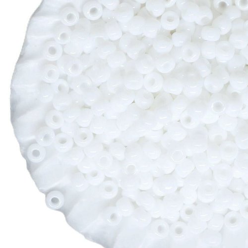 20g opaque blanc 41 verre rond japonais toho perles de rocaille 15/0 tr-15-41 1.6 mm sku-521966