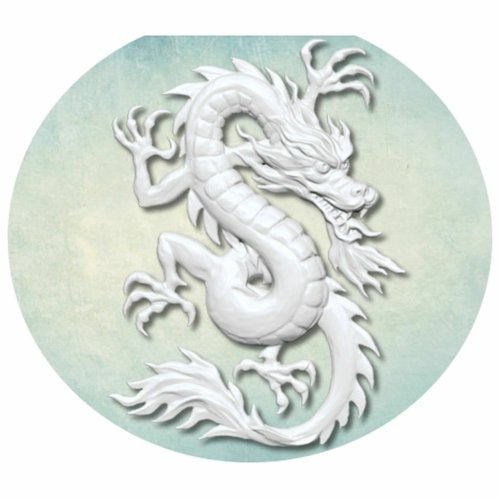1 pc chinois magique dragon côté droit 3d silicone uv époxy résine moule argile scrapbooking bijoux  sku-536902