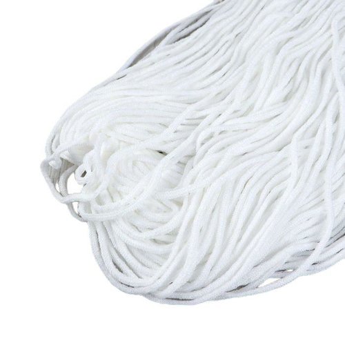 Cordon élastique pour masques fil chaîne stretch perles nylon rond 2mm 100 ± 1 m blanc couture ruban sku-278642