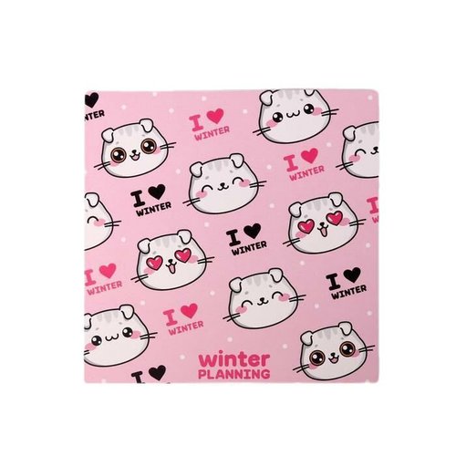 Planificateur de papier vie accessoire autocollants planification d'hiver chats j'aime l'hiver cadea sku-461665