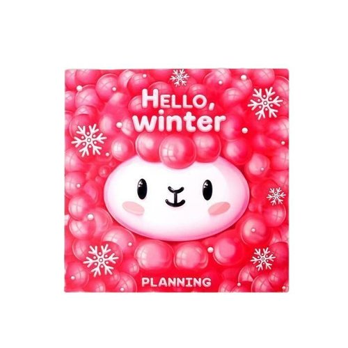 Planificateur de papier vie accessoire autocollants planification d'hiver lama bonjour hiver cadeau  sku-461666