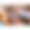 Conteneur pour bobines cuir panier avec 25 plateaux 12.3 × 10 × 2.5 cm couleur transparente fournitu sku-277155