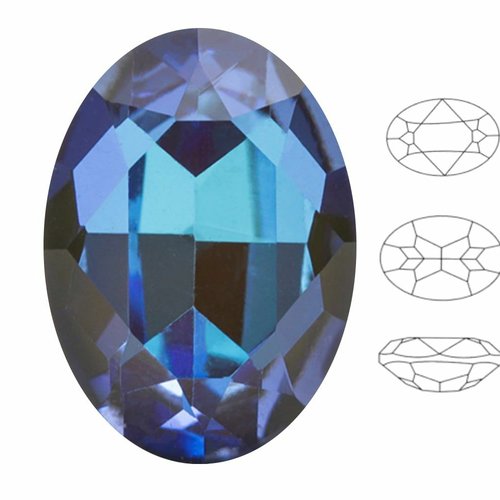 4 pièces izabaro cristal ocre pastel 131pas ovale fantaisie pierre cristaux de verre 4120 chaton fac sku-542205