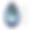 4 pièces izabaro cristal armée vert pastel 130pas poire larme fantaisie pierre verre cristaux 4320 c sku-548944