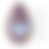 4 pièces izabaro cristal ocre pastel 131pas poire larme fantaisie pierre verre cristaux 4320 chaton  sku-548947
