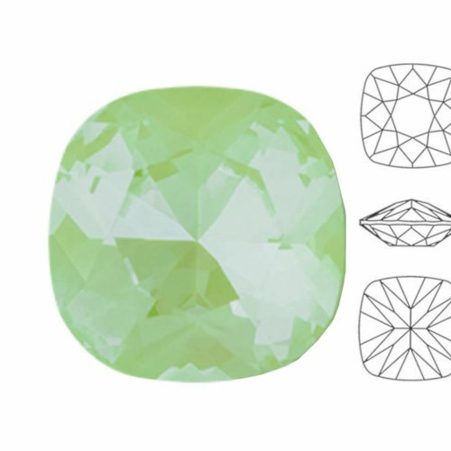 4 pièces izabaro cristal électrique vert pastel 135pas coussin carré fantaisie pierre verre cristaux sku-574756