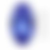 4 pièces izabaro cristal saphir bleu 206 ovale fantaisie pierre 14x10mm verre argent couleur coudre  sku-575312