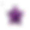 2pc foncé violet de fer sur le patch étoiles avec des paillettes des patchs coudre-sur au fer et à l sku-64745