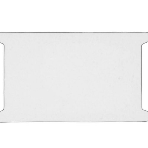 50pc livre blanc de la balise pour l'enroulement des rubans de 12.5x22.5cm pvc sacs tube des contene sku-59726