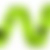 45m 2 lime vert néon ruban de gros-grain / sangle largeur 15mm pattes bricolage tour de cou frontièr sku-101987