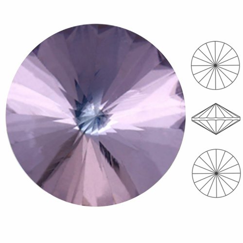 6 pièces izabaro cristal vitrail lumière 001vl rond rivoli verre cristaux 1122 pierre chatons facett sku-549200