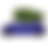 1 pc voiture bleue avec kit de bricolage perlé de graines d'arbre de noël ornement de sur toile en b sku-687266