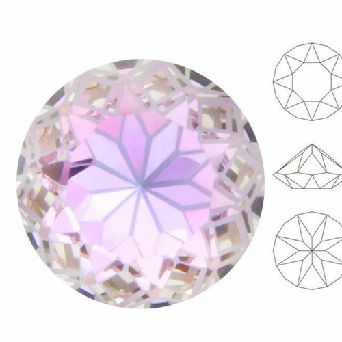 4pcs izabaro crystal mandala vitrail light 001mvl round chaton glass 1088 stone chatons façonnés rhi sku-730247
