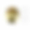 144pcs izabaro crystal metallic dorado gold 001dor round chaton rose flat back ss12 3mm cristaux de  sku-747168