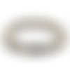 1pc jasper dalmatique avec hématite pierre précieuse naturelle 6mm bracelet en ronde taille universe sku-778981