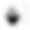 50pcs izabaro crystal jet noir argent comète lumière 208cal cristal de verre bicolore 5328 bead face sku-749157