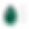 4 pièces izabaro cristal vert émeraude 205 poire larme fantaisie pierre cristaux de verre 4320 chato sku-877270