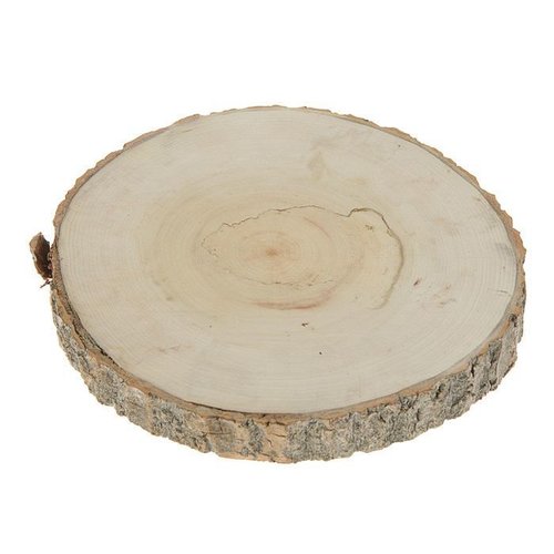 Tranche en bois naturel pour la décoration de la maison bricolage branche d'arbre décor à la dos de  sku-301649
