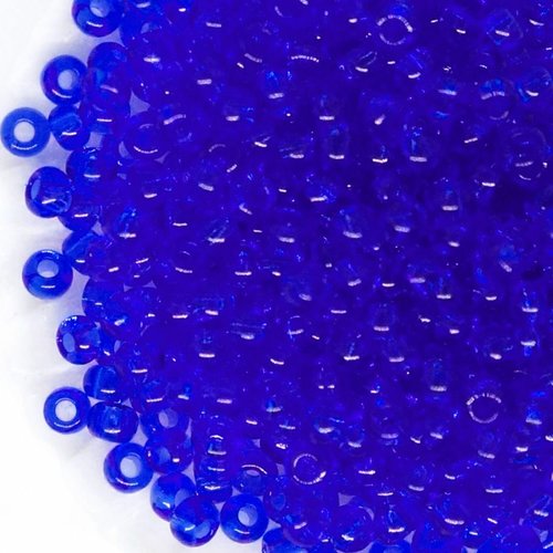 20g cristal saphir bleu perles de rocaille preciosa de rondes en verre tchèque d'espacement 9/0 sku-875982