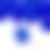 8pcs crystal dark bleu saphir clair ronde à facettes feu poli entretoise tchèque perles de verre 10m sku-33324