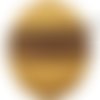 4m 13.2 ft 4.4 mètres choco brun flat cordon en cuir faux pu réversible suede dentelle de perles la  sku-36044