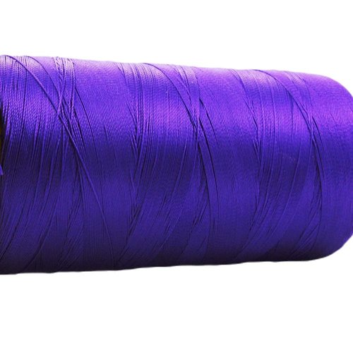 750m 820yrd nylon violet 3-les fil de perles pompon cordon chaîne bijoux corde torsadée noeud needle sku-38377