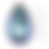4 pièces izabaro cristaux armée vert pastel 130pas poire larme fantaisie pierre verre 4320 izabaro c sku-548944