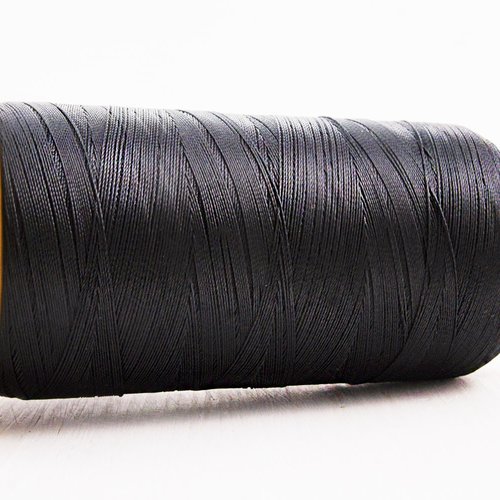 750m 820yrd en nylon noir 3-les fil de perles pompon cordon chaîne bijoux corde torsadée noeud needl sku-38373