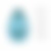 4 pièces izabaro cristaux aigue-marine bleu 202 poire larme fantaisie pierre de verre 4320 izabaro s sku-877387