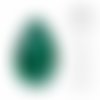 4 pièces izabaro cristaux vert émeraude 205 poire larme fantaisie pierre de verre 4320 izabaro stras sku-877388