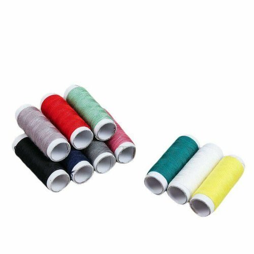 1 set de coton « arc-en-ciel » threads no. 40 10pcs mélange couleurs couture patch fil d'aiguille à  sku-929234