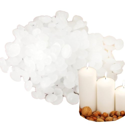 1pc blanc de la cire bougies flocons paraffine bricolage fabrication hobby décor à maison cadeau fou sku-43335
