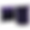 18.3 m 60ft 20yrd violet foncé en coton ciré cordon de perles décoratives chaîne tressée corde torsa sku-38117