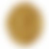 Topaze légère doublée d'argent 10g 22 cube cristal de verre or jaune perles rocaille japonaises toho sku-935117