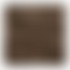100pcs perles de rondelles à facettes métalliques brun bronze foncé opaque polies au feu verre tchèq sku-942166