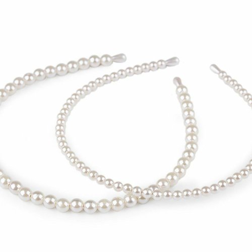 1pc (6mm) perle unique rangée de bandeau accessoires pour cheveux enfants filles personnalisée bijou sku-62605