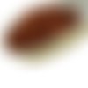 100pcs mat métallisé bronze feu rouge rond à facettes poli verre tchèque perles de petit écarteur 3m sku-31877