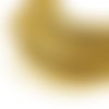 23m 75ft 25yds rouleau d'or mince ruban organdi de l'artisanat tissu décoratif mariage kanzashi 6mm  sku-38097